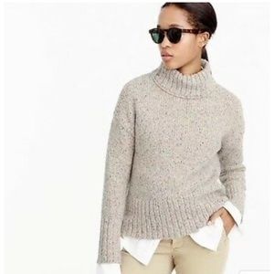 J. Crew mock neck sweater Italian yarn